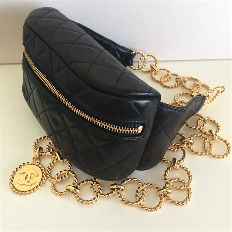 vintage chanel waist bag